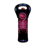 Scorpio And Astrological Signs Print Single Neoprene Wine Tote