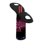 Scorpio And Astrological Signs Print Single Neoprene Wine Tote