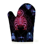 Scorpio And Astrological Signs Print Single Oven Mitt