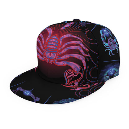 Scorpio And Astrological Signs Print Snapback Cap