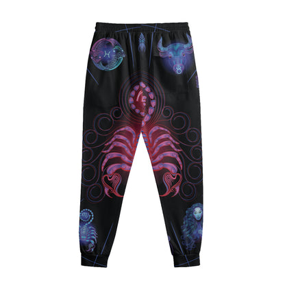 Scorpio And Astrological Signs Print Sweatpants