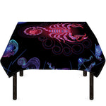 Scorpio And Astrological Signs Print Tablecloth