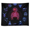 Scorpio And Astrological Signs Print Tapestry