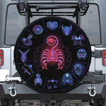 Scorpio And Astrological Signs Print Tire Cover