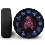 Scorpio And Astrological Signs Print Tire Cover With Camera Hole