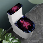 Scorpio And Astrological Signs Print Toilet Lid And Tank Cover Set