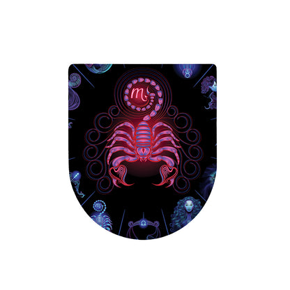 Scorpio And Astrological Signs Print Toilet Lid Cover