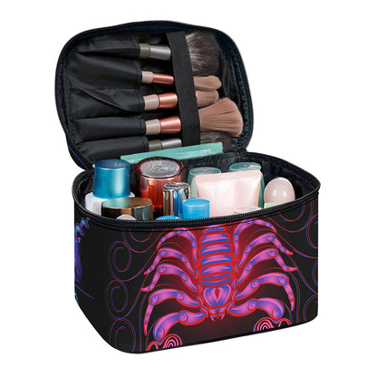 Scorpio And Astrological Signs Print Travel Makeup Bag