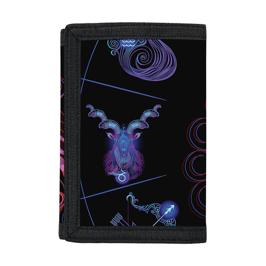 Scorpio And Astrological Signs Print Trifold Wallet