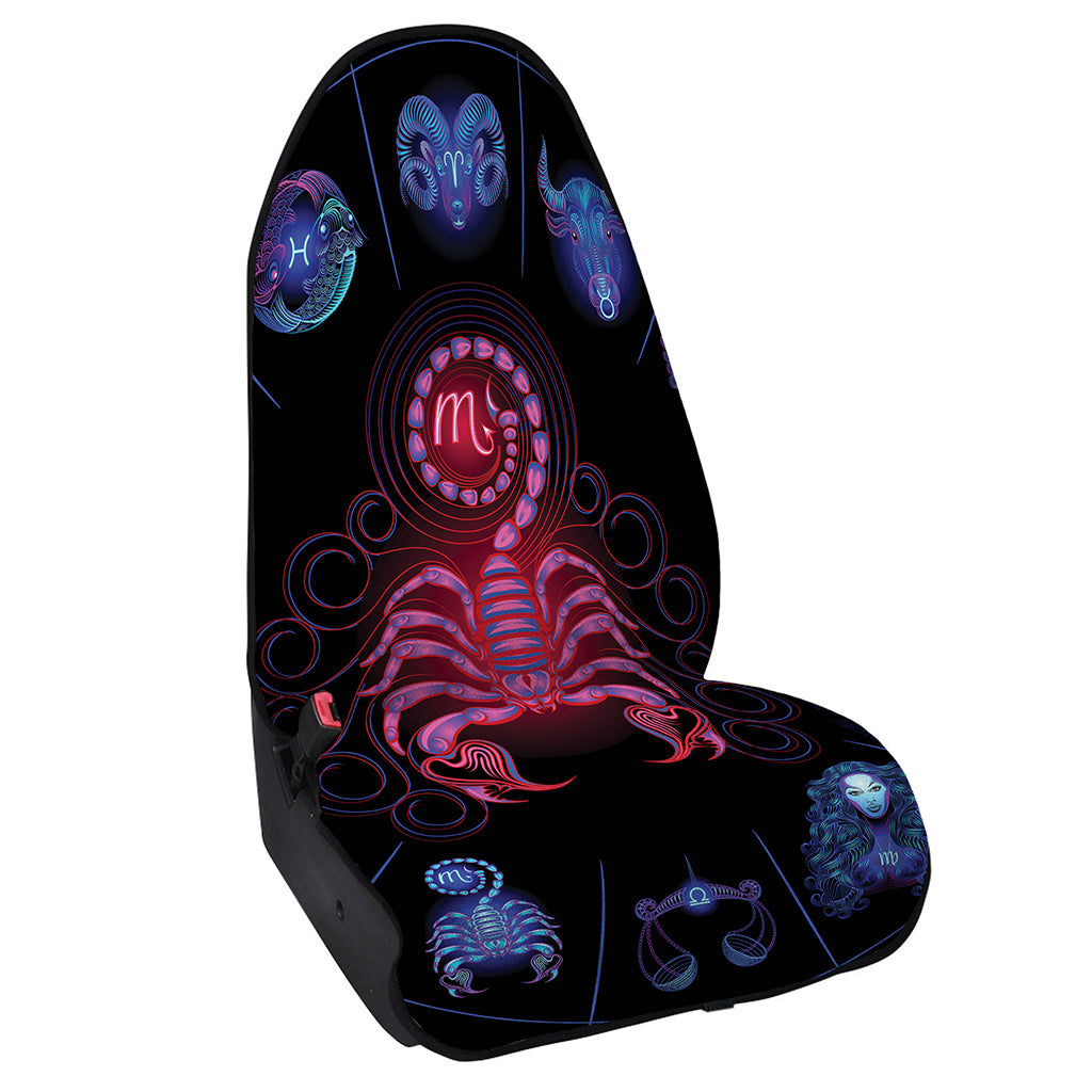 Scorpio And Astrological Signs Print Waterproof Car Seat Cover