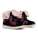 Scorpio And Astrological Signs Print Winter Boots