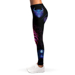 Scorpio And Astrological Signs Print Women's Leggings