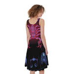 Scorpio And Astrological Signs Print Women's Sleeveless Dress