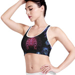 Scorpio And Astrological Signs Print Women's Sports Bra