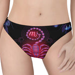Scorpio And Astrological Signs Print Women's Thong