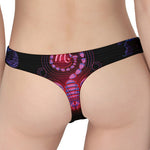 Scorpio And Astrological Signs Print Women's Thong