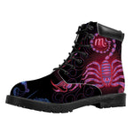 Scorpio And Astrological Signs Print Work Boots
