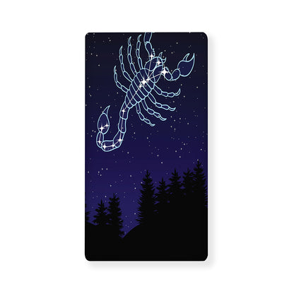 Scorpio Constellation Print Baby Crib Sheet