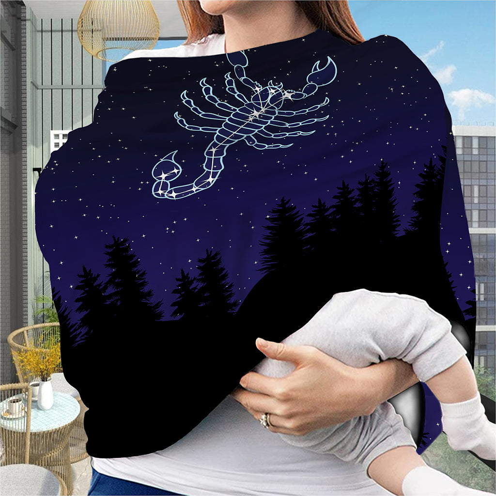 Scorpio Constellation Print Baby Seat Cover
