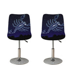 Scorpio Constellation Print Bar Stool Covers