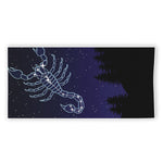 Scorpio Constellation Print Beach Towel