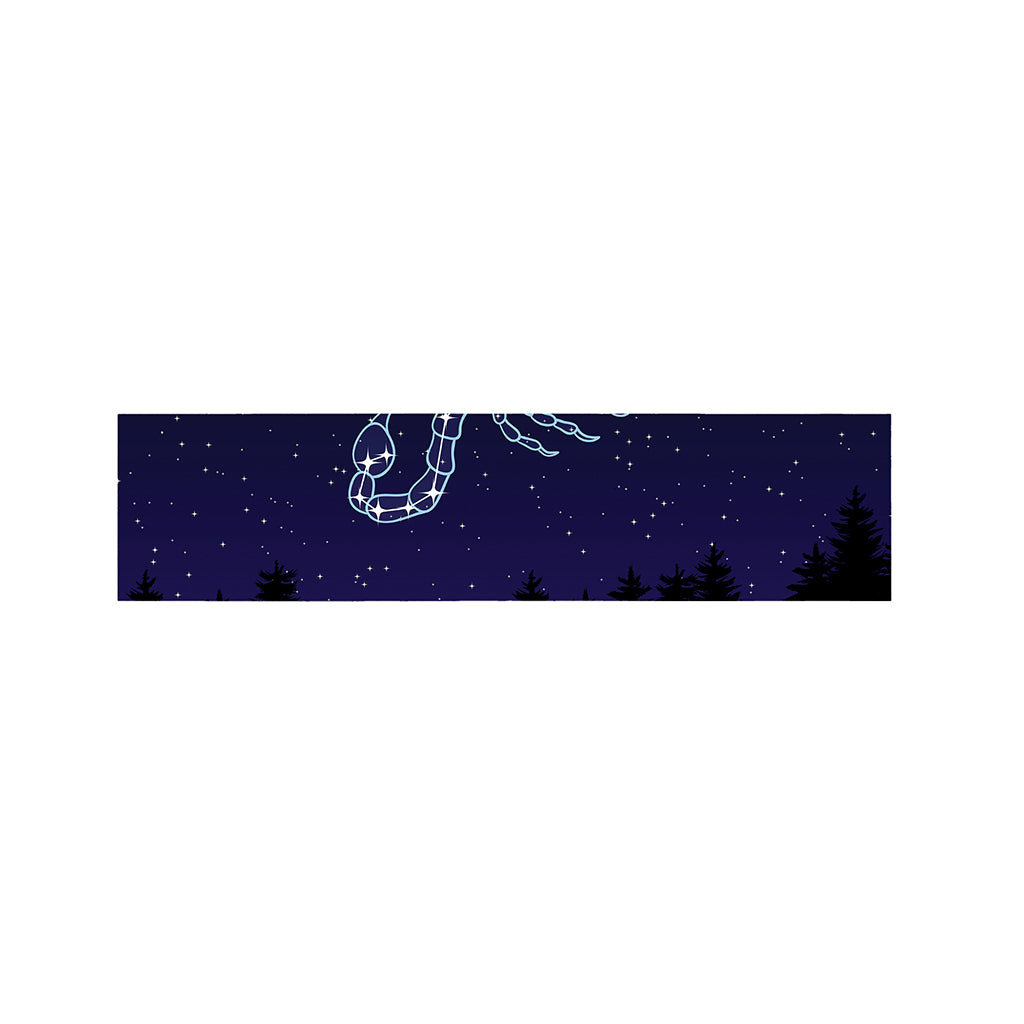 Scorpio Constellation Print Bed Runner