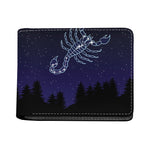 Scorpio Constellation Print Bifold Wallet