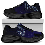 Scorpio Constellation Print Black Chunky Shoes