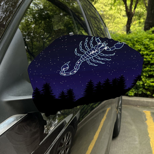 Scorpio Constellation Print Car Side Mirror Covers