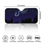 Scorpio Constellation Print Car Windshield Sun Shade