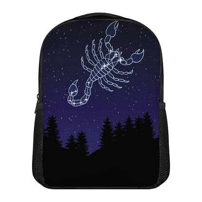 Scorpio Constellation Print Casual Backpack