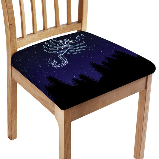 Scorpio Constellation Print Chair Cushion Cover