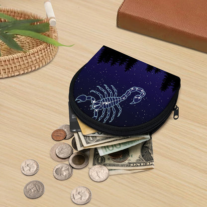 Scorpio Constellation Print Coin Purse