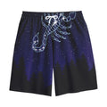 Scorpio Constellation Print Cotton Shorts