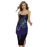Scorpio Constellation Print Cross Back Cami Dress