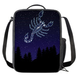 Scorpio Constellation Print Crossbody Lunch Bag