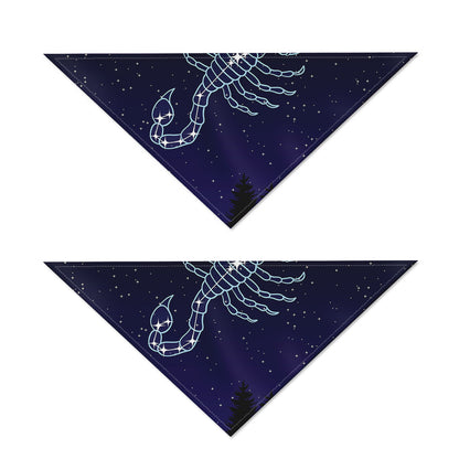 Scorpio Constellation Print Dog Bandana