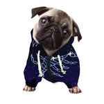 Scorpio Constellation Print Dog Zip Up Hoodie