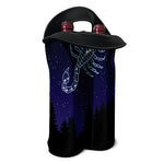 Scorpio Constellation Print Double Neoprene Wine Tote