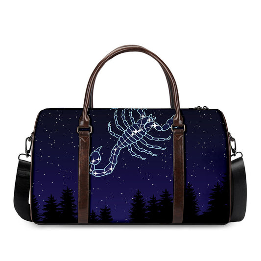 Scorpio Constellation Print Duffle Bag