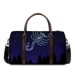 Scorpio Constellation Print Duffle Bag