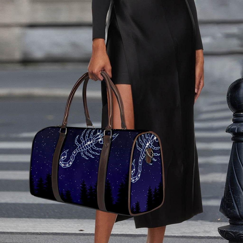 Scorpio Constellation Print Duffle Bag