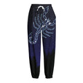Scorpio Constellation Print Fleece Lined Knit Pants