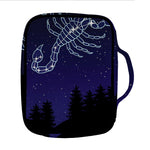 Scorpio Constellation Print Front Pocket Bible Bag