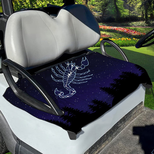 Scorpio Constellation Print Golf Cart Seat Cover