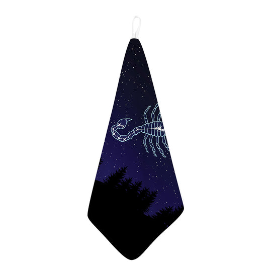 Scorpio Constellation Print Hand Towel