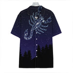 Scorpio Constellation Print Hawaiian Shirt