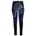 Scorpio Constellation Print High-Waisted Pocket Leggings