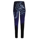 Scorpio Constellation Print High-Waisted Pocket Leggings