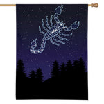 Scorpio Constellation Print House Flag